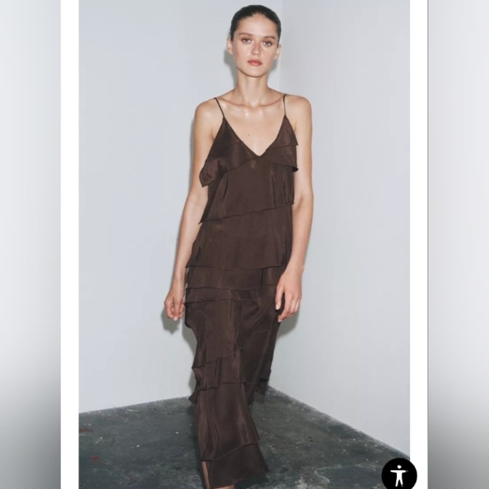 Zara ZW Collection Ruffled Dress - Picture 5 of 9